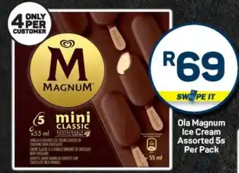 Pick n Pay Ola Magnum Ice Cream Assorted 5s Per Pack offer