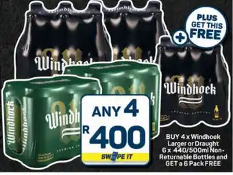 Pick n Pay Hypermarket Windhoek Beer Packs offer