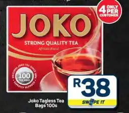 Pick n Pay Hypermarket Joko Tagless Tea Bags 100s offer