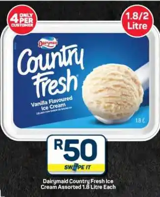 Pick n Pay Hypermarket Dairymaid Country Fresh Ice Cream offer