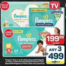 Pick n Pay Hypermarket Pampers Nappies or Pants offer