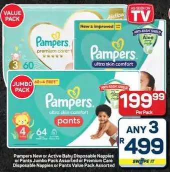 Pick n Pay Hypermarket Pampers Nappies or Pants offer