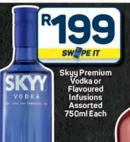 Pick n Pay Hypermarket Skyy Premium Vodka or Flavoured Infusions offer