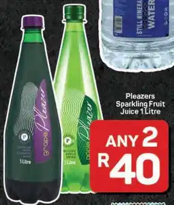 Pick n Pay Hypermarket Pleazers Sparkling Fruit Juice 1 Litre offer
