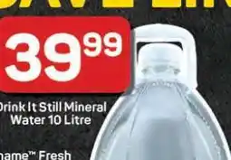 Pick n Pay Hypermarket Drink It Still Mineral Water 10 Litre offer