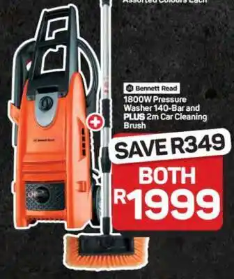 Pick n Pay Hypermarket Bennett Read Pressure Washer and Car Cleaning Brush offer