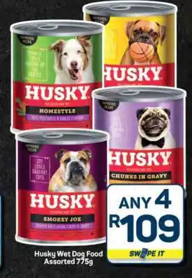 Pick n Pay Hypermarket Husky Wet Dog Food Assorted 775g offer