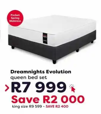 The Bed Store Dreamnights Evolution Queen Bed Set offer