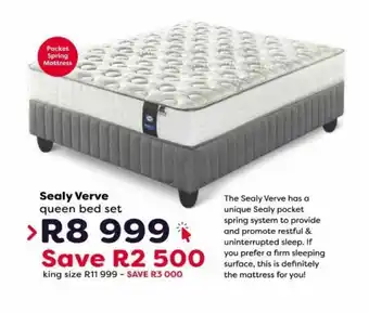 The Bed Store Sealy Verve Queen Bed Set offer