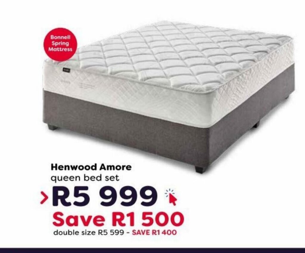 Henwood Amore Queen Bed Set offer at The Bed Store