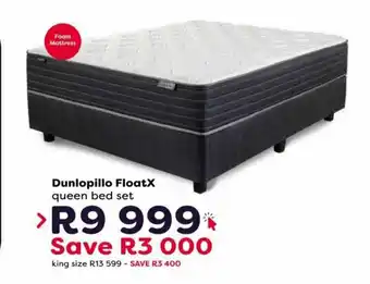 The Bed Store Dunlopillo FloatX Queen Bed Set offer