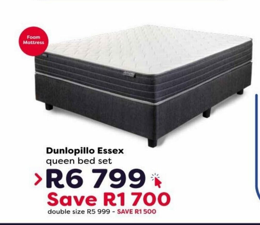 Dunlopillo Essex Queen Bed Set offer at The Bed Store