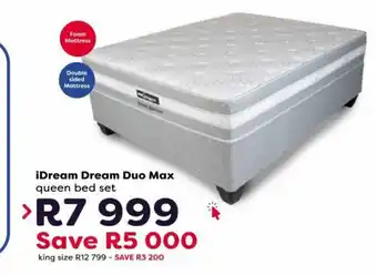 iDream Dream Duo Max Queen Bed Set