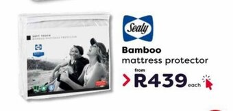 The Bed Store Sealy Bamboo Mattress Protector offer
