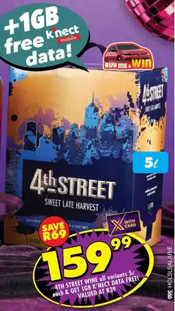 Shoprite 4th street wine offer