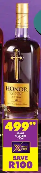 Shoprite Honor vs cognac offer