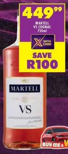 Shoprite Martell vs cognac offer