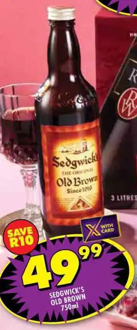 Shoprite Sedgwick's old brown offer
