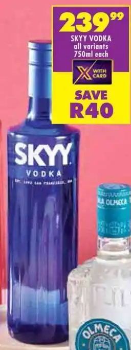 Shoprite Skyy vodka offer