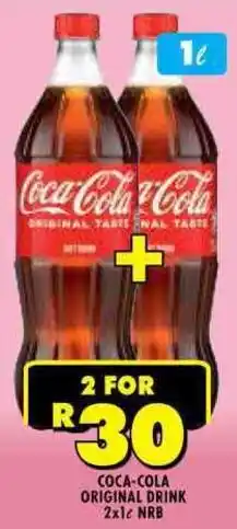 Shoprite Coca-cola original drink offer