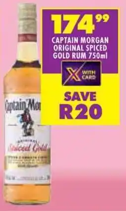 Shoprite Captain morgan original spiced gold rum offer