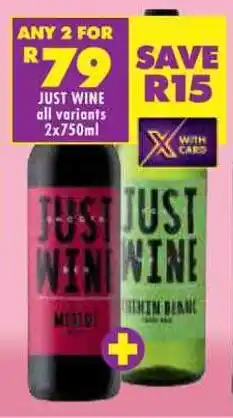 Shoprite Just wine offer