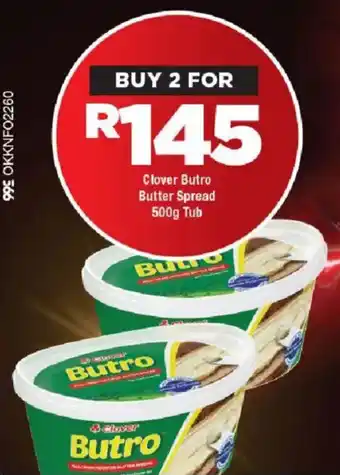 Clover Butro Butter Spread Tub