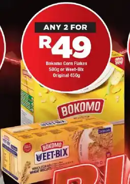 OK Foods Bokomo Corn Flakes or Weet-Bix Original offer