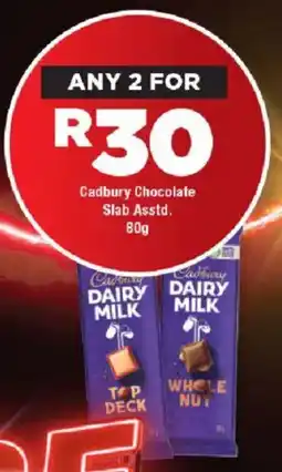 OK Foods Cadbury Chocolate Slab Asstd. offer