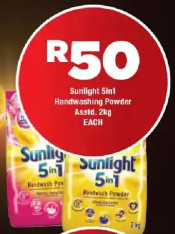 OK Foods Sunlight 5in1 Handwashing Powder Asstd. offer