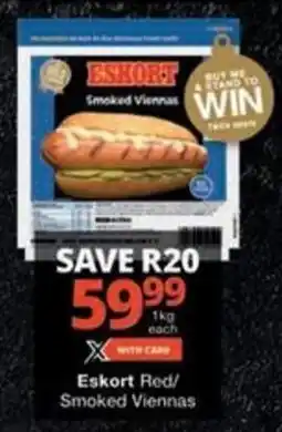 Checkers Hyper Eskort Red/ Smoked Viennas offer