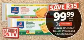 Checkers Hyper Clover Cheddar/ Gouda Processed Cheese Slices offer
