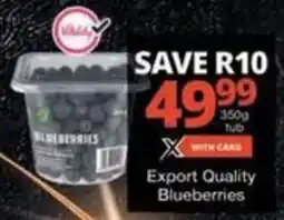 Checkers Hyper Export Quality Blueberries offer