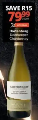 Checkers Hyper Hartenberg Doorkeeper Chardonnay offer