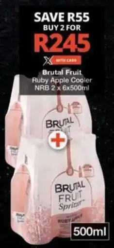 Checkers Hyper Brutal Fruit Ruby Apple Cooler NRB offer