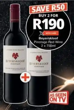 Checkers Hyper Beyerskloof Pinotage Red Wine offer