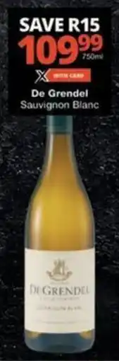 Checkers Hyper De Grendel Sauvignon Blanc offer