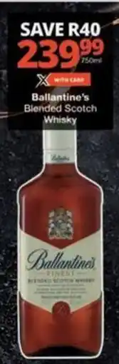 Checkers Hyper Ballantine's Blended Scotch Whisky offer