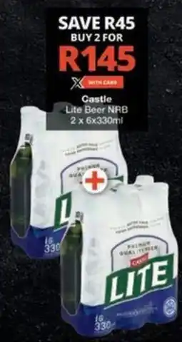 Checkers Hyper Castle Lite Beer NRB offer