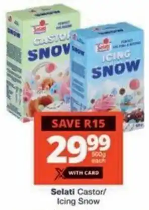 Checkers Hyper Selati Castor/ Icing Snow offer