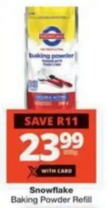 Checkers Hyper Snowflake Baking Powder Refill offer