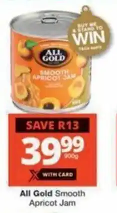 Checkers Hyper All Gold Smooth Apricot Jam offer