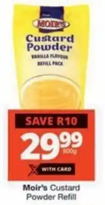 Checkers Hyper Moir's Custard Powder Refill offer