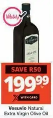 Checkers Hyper Vesuvio Natural Extra Virgin Olive Oil offer