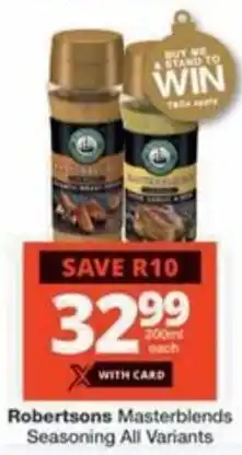 Checkers Hyper Robertsons Masterblends Seasoning All Variants offer