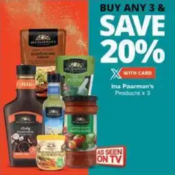 Checkers Hyper Ina Paarman's Products offer
