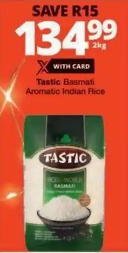 Checkers Hyper Tastic Basmati Aromatic Indian Rice offer