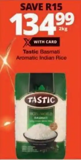 Checkers Hyper Tastic Basmati Aromatic Indian Rice offer