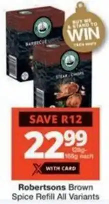 Checkers Hyper Robertsons Brown Spice Refill All Variants offer