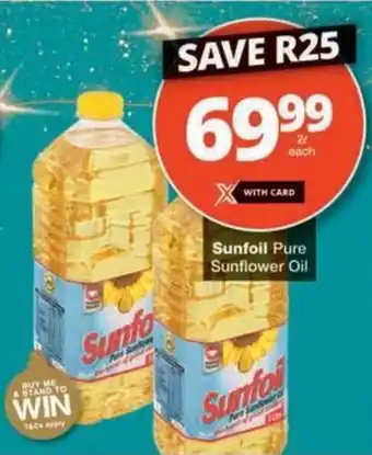 Checkers Hyper Sunfoil Pure Sunflower Oil offer